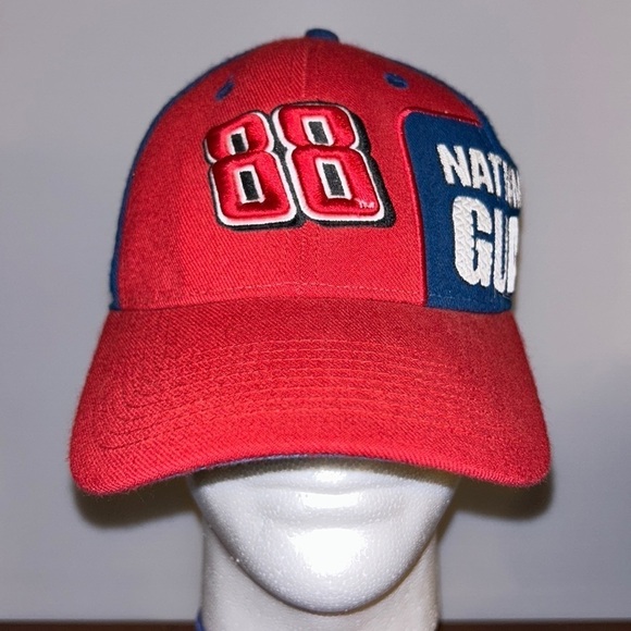 Dale Earnhardt Jr. National Guard Nascar Racing Men Stretch Fit‎ One Fit hat - Picture 1 of 6